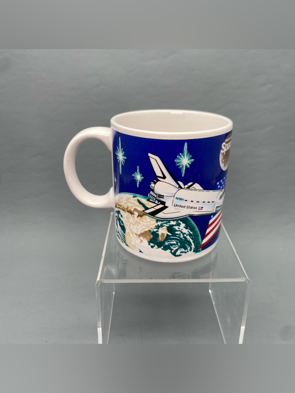 NASA Kennedy Space Centers Spaceport USA Mug Cup Name Dad Space Shuttle-Souvenir